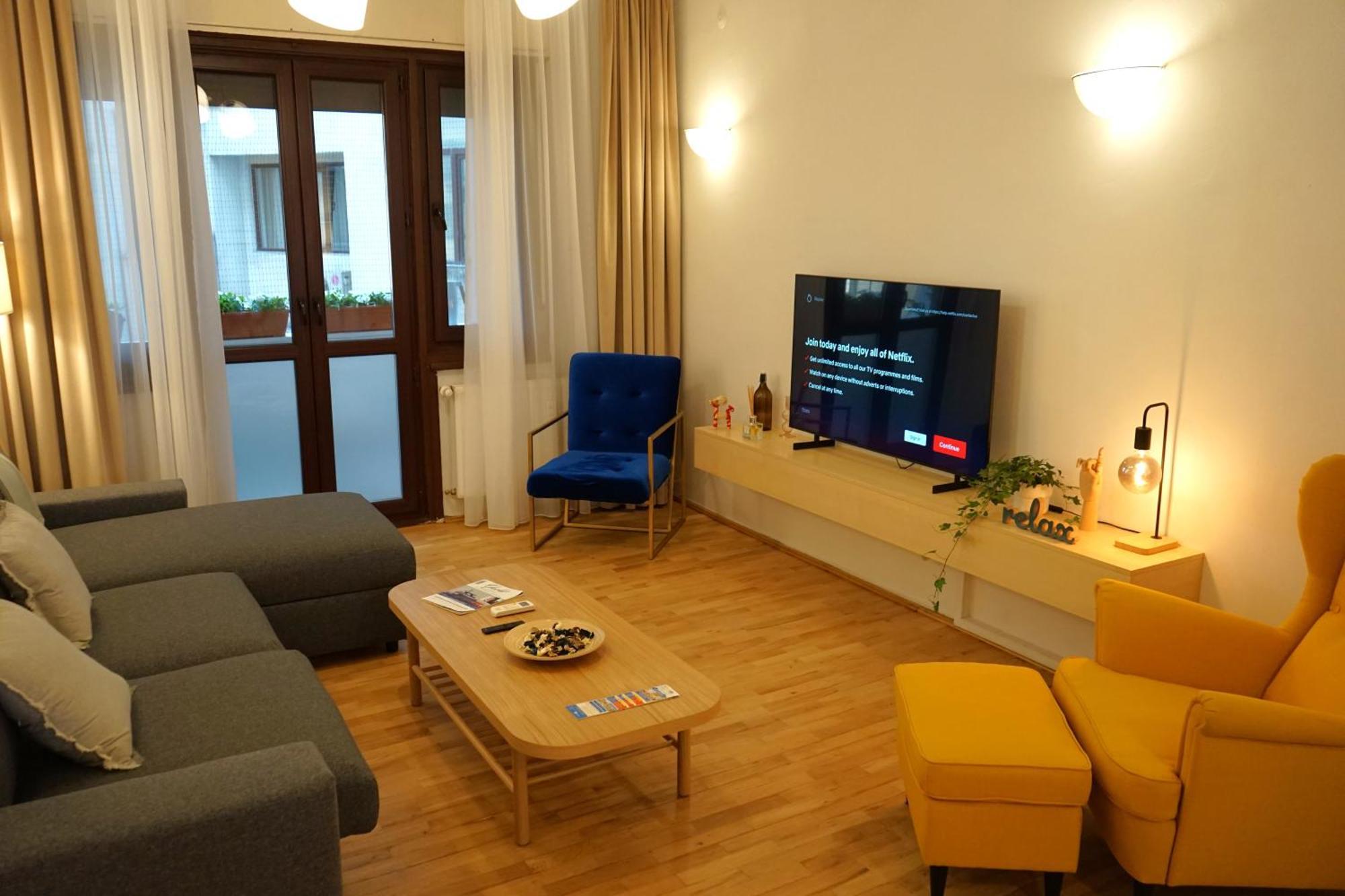 Spacious 3Br, 2Bt With 5 Balconies Bukarest Exterior foto